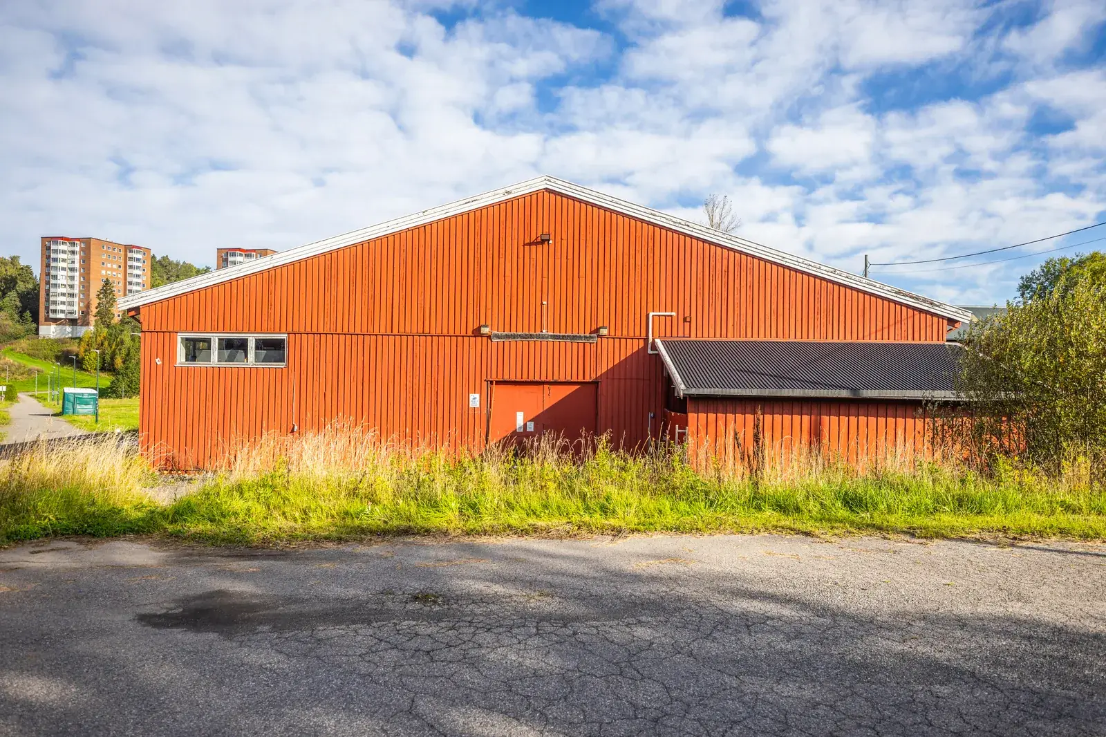 Hallen på Ellingsrud gård sett forfra
